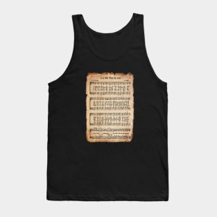 It Is Well With My Soul Tattered Hymn Tank Top